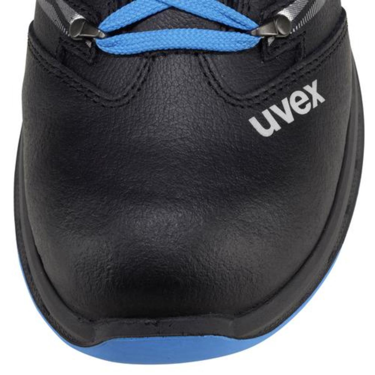 uvex 2 trend Sicherheitsschuh Stiefel S2, blau/schwarz