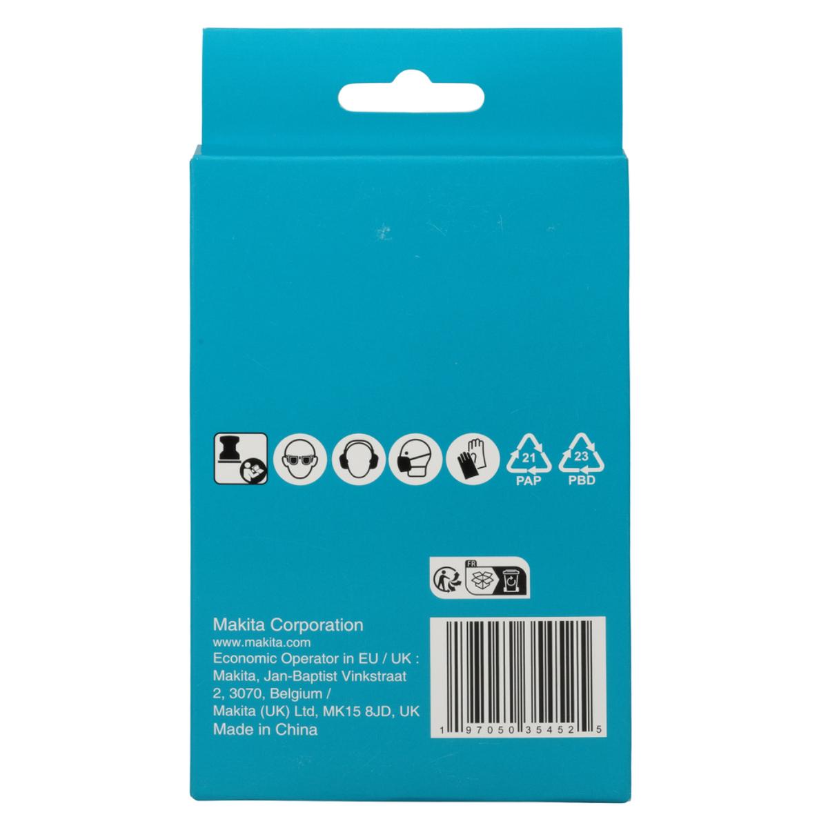 Makita Schleiftellerschutz 80 x 130 mm, Klett, 2 Stück