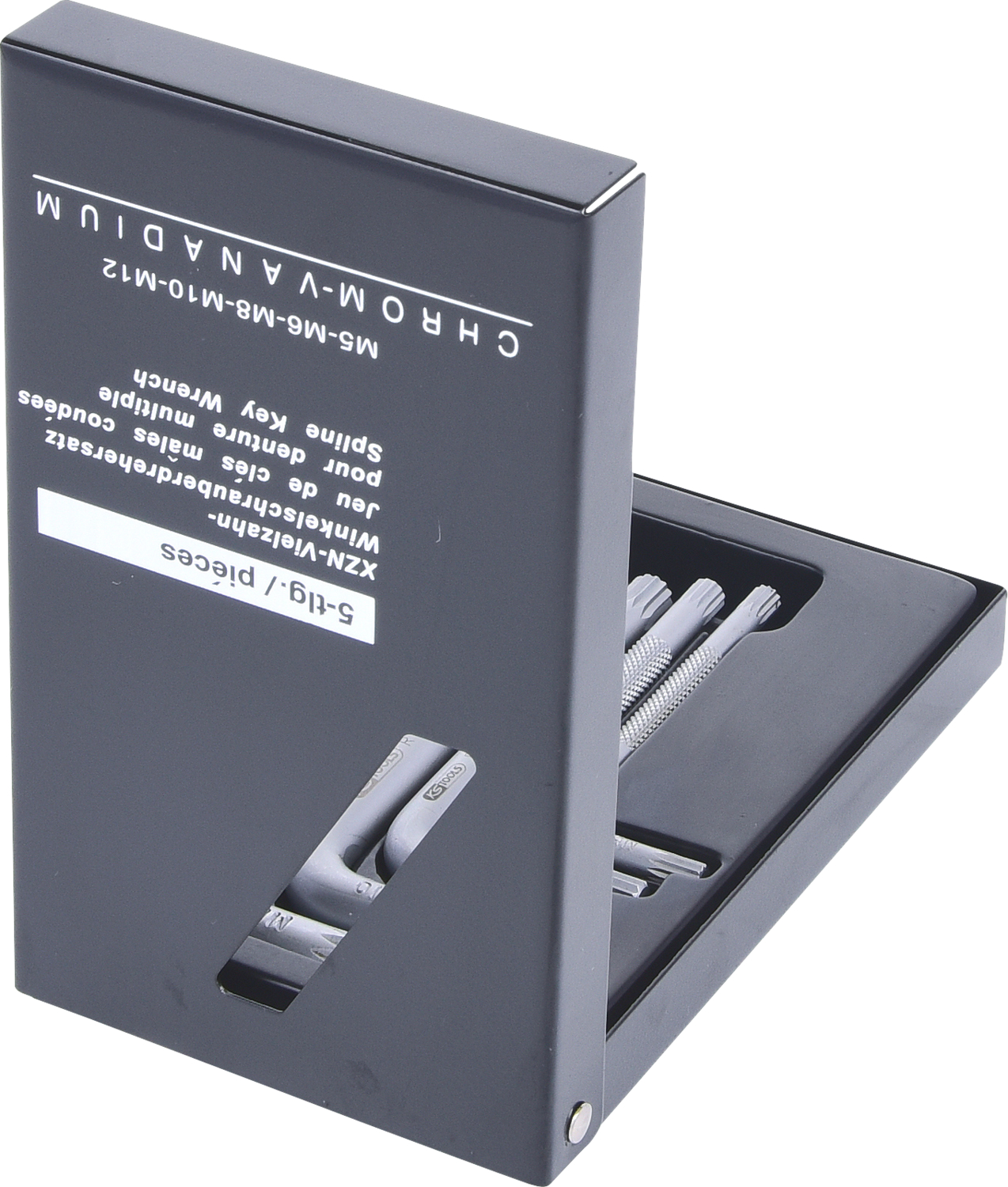 KS Tools XZN-Winkelstiftschlüssel-Satz, kurz, 5-tlg