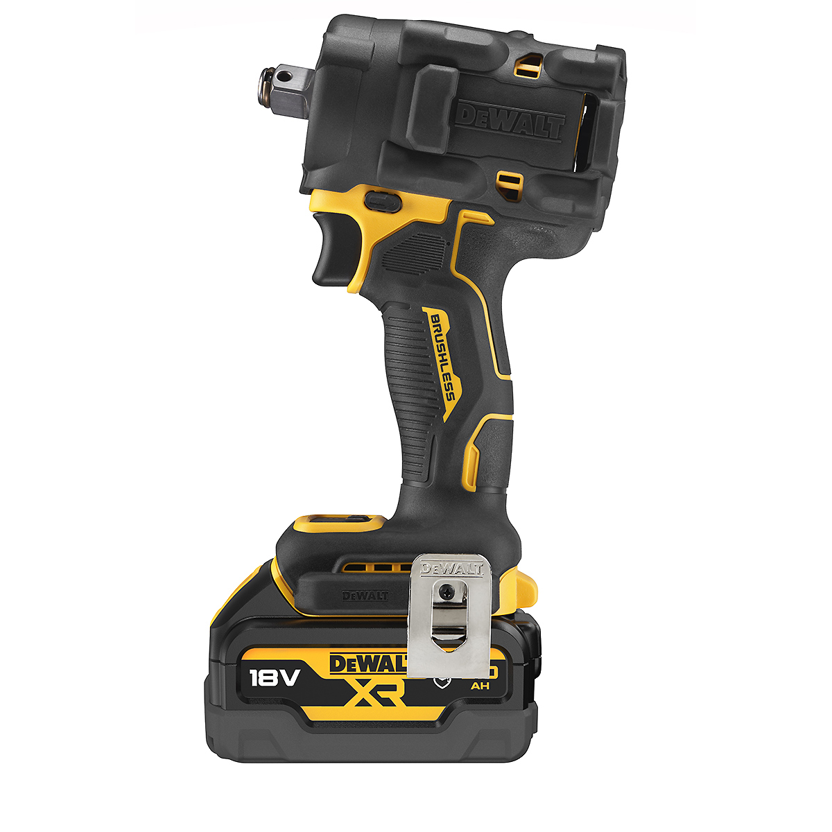 DEWALT Akku-Schlagschrauber 1/2 Zoll XR 18V 406Nm + 2 Akku 5,0 Ah + Schnellladegerät