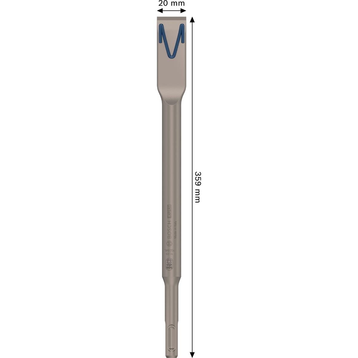 Bosch EXPERT SDS plus-8C Flachmeißel, 20 x 250 mm, 5-Stück