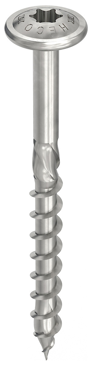 HECO TOPIX-plus A2, 6 x 100, Tellerkopf, T-Drive, TG, 100 Stück