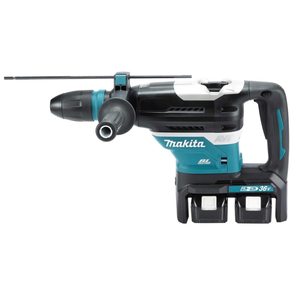 Makita Akku-Kombihammer 2x18V - SDS-MAX - 40 mm - 8,0 J - DHR400G2UN