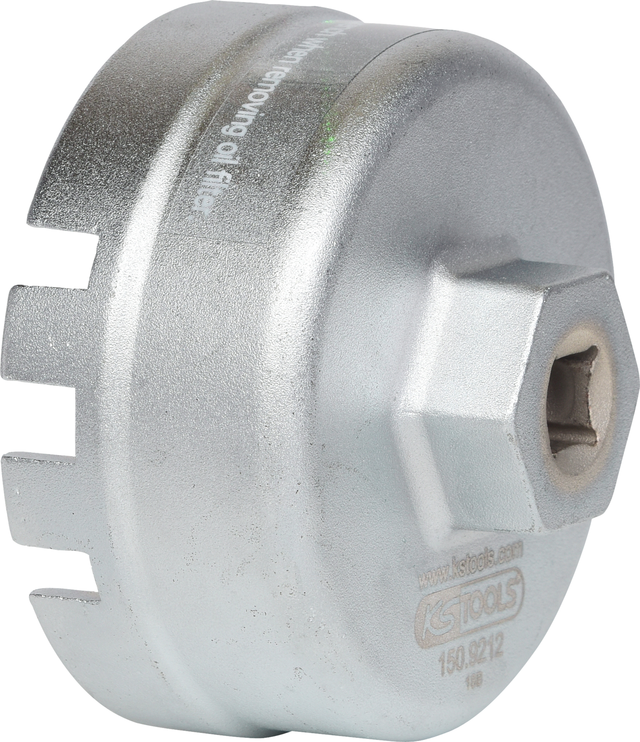 KS Tools 3/8" Ölfilterschlüssel, SW 64,5mm, 14 Flächen