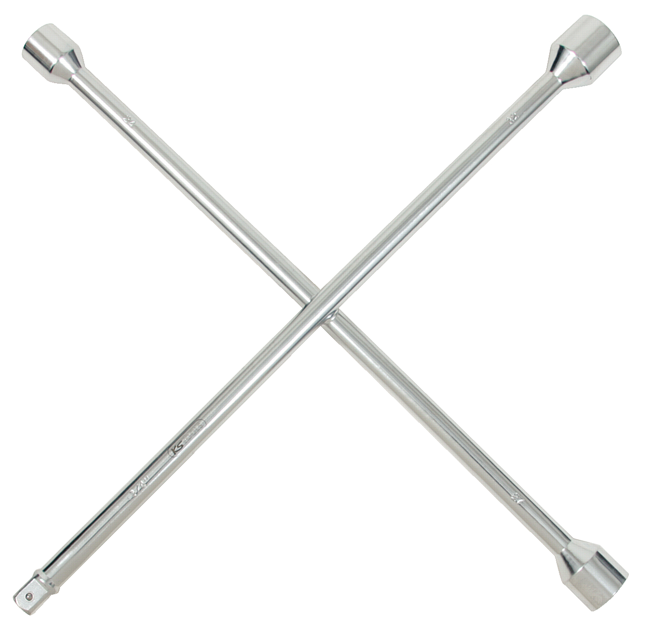 KS Tools Radkreuzschlüssel für LKW, 3/4"x24x27x32mm