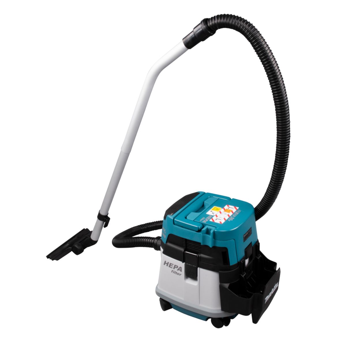 Makita Akku-Staubsauger 15L 2x18V Trocken (ohne Akku, ohne Ladegerät) inkl. AWS Funk-Adapter WUT01