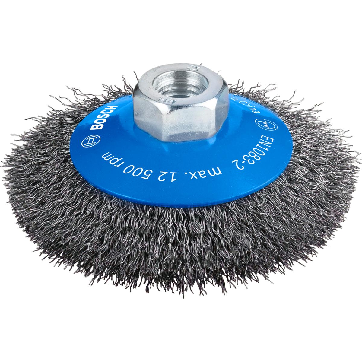 Bosch PRO Kegelbürste Clean for Metal, gewellt 100mm
