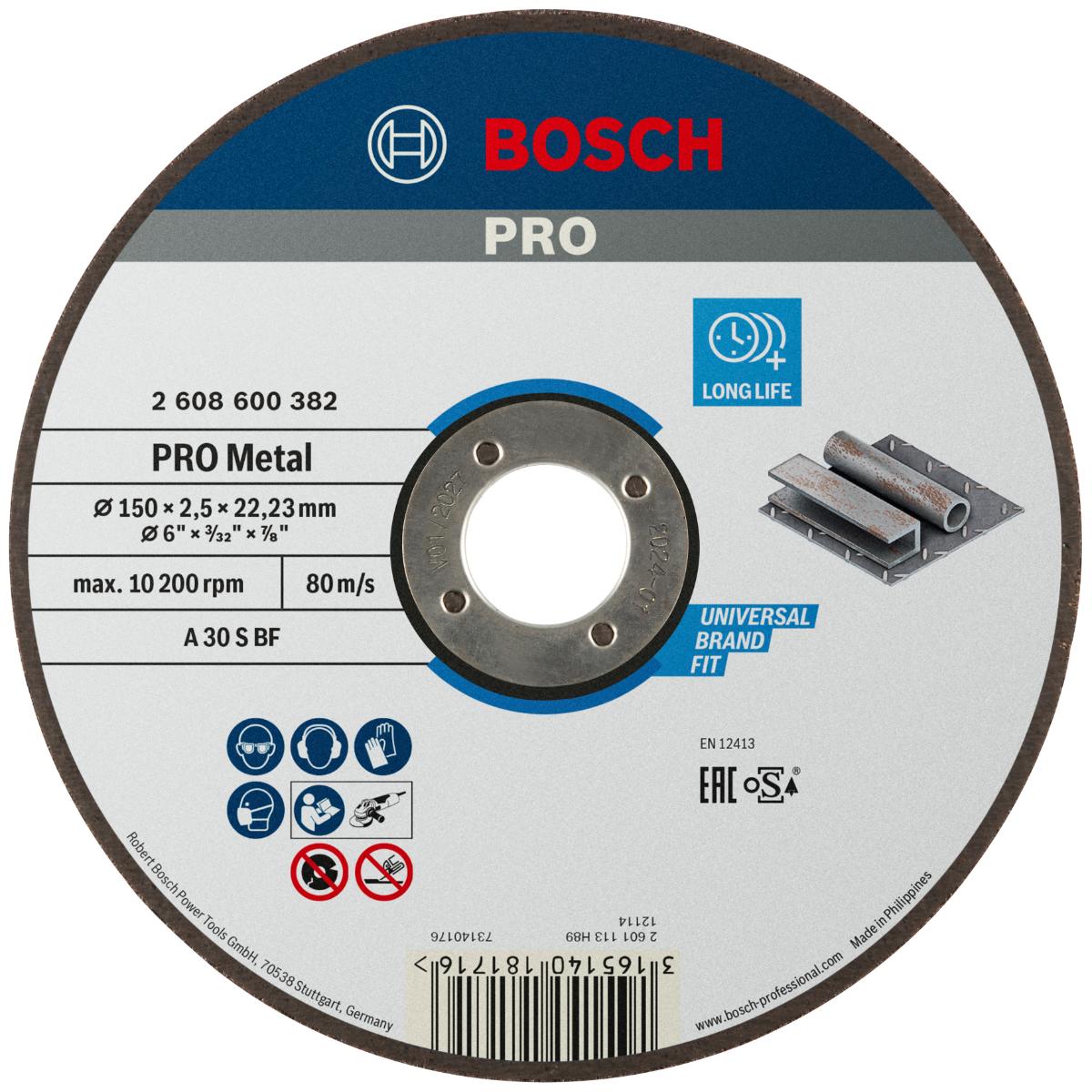 Bosch PRO Trennscheibe gerade Expert for Metal A 30 R BF
