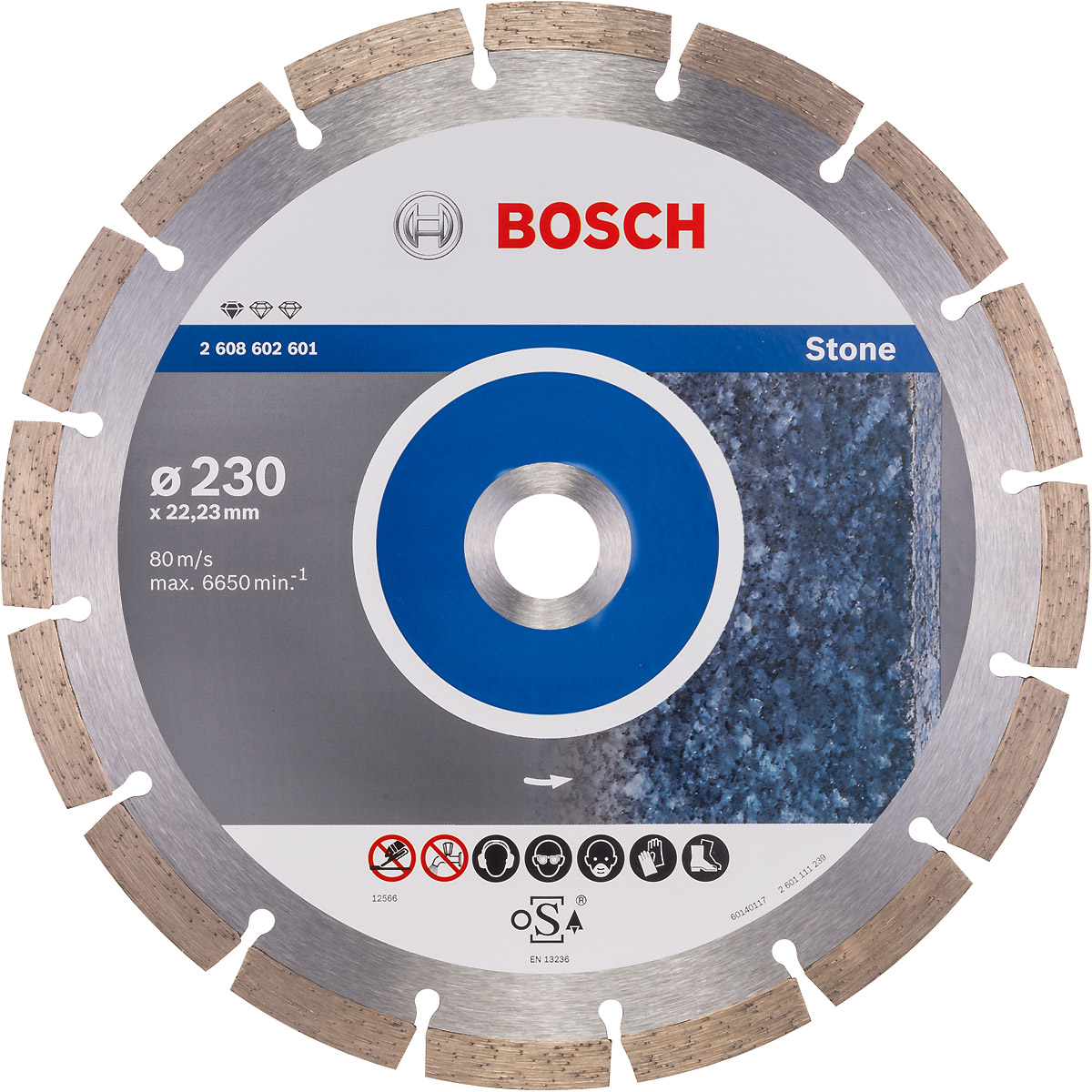 Bosch Diamanttrennscheibe Standard for Stone