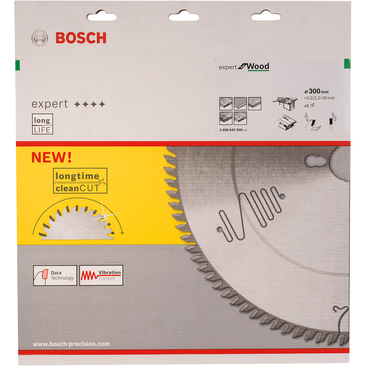 Bosch Kreissägeblatt Expert for Wood ø 300 mm
