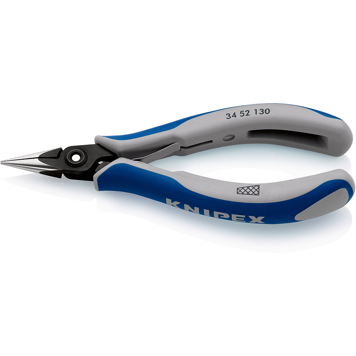 KNIPEX Präzisions-Elektronikzange, flachrund