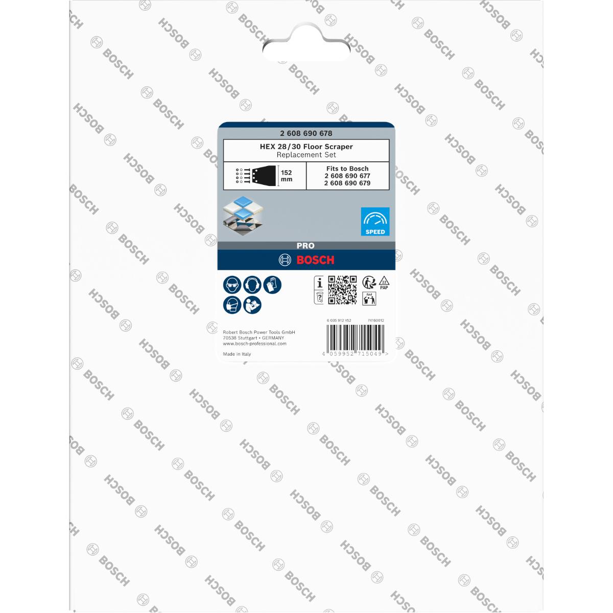Bosch PRO HEX 28/30 Ersatzteil-Set für Bodenschaber