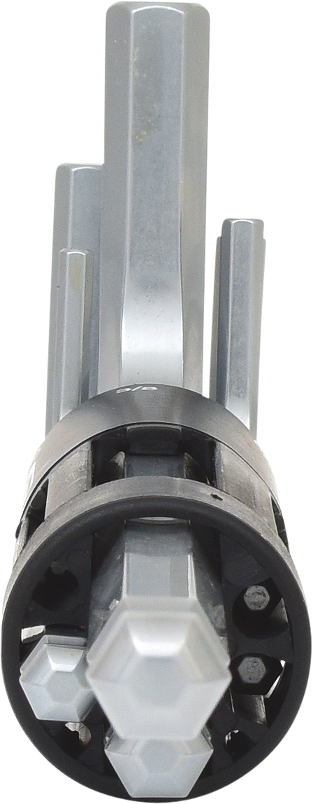 KS Tools 3 in 1 Innen6kant-Winkelstiftschlüssel-Satz,8-tlg lang, Kugelkopf, Zoll