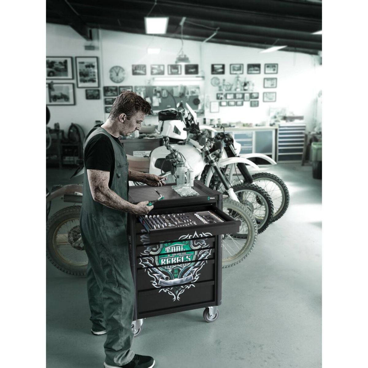 Wera 9700 Tool Rebel Werkstattwagen 1, 78-teilig