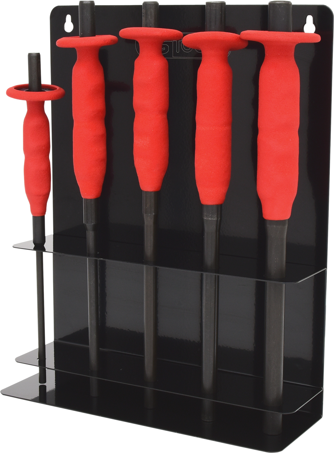 KS Tools Splintentreibersatz mit Handschutzgriff, 5-tlg 6-14mm