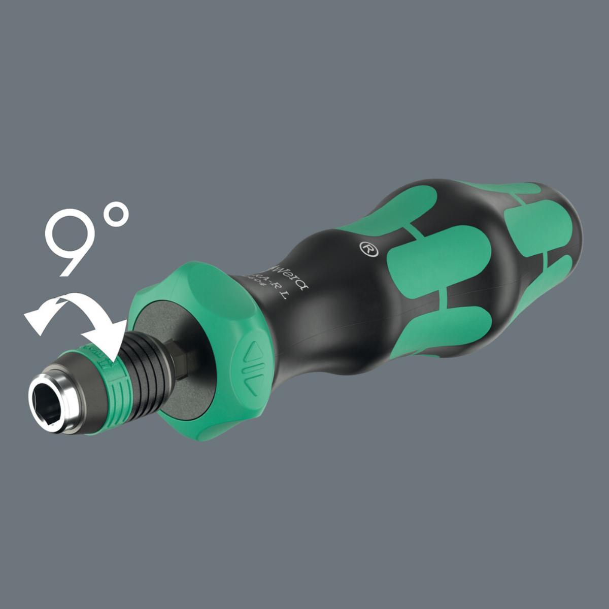 Wera 838 RA-R L Bits-Handhalter mit Ratschenfunktion, 1/4", 1/4" x 140 mm
