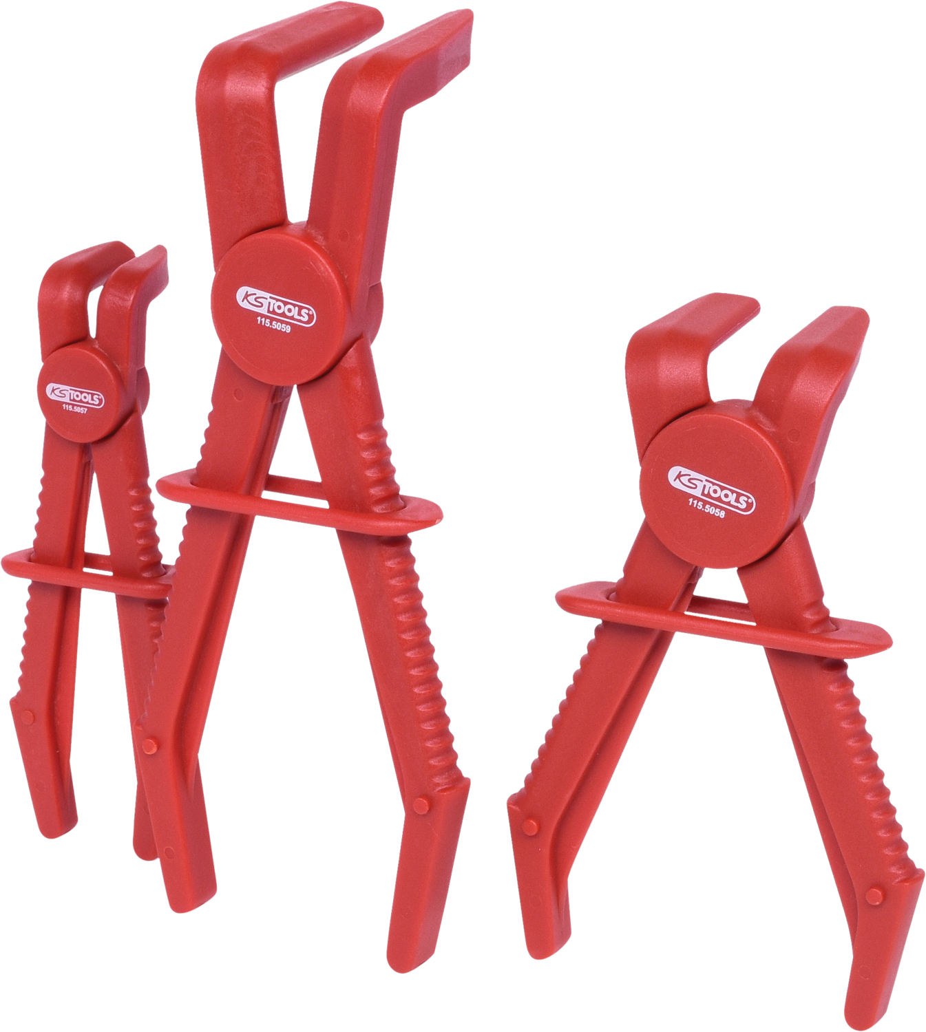 KS Tools Schlauch-Abklemm-Zangen-Satz 90°, 3-tlg