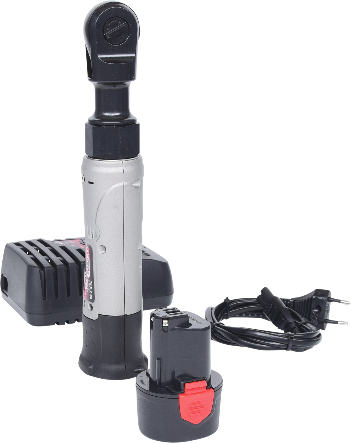 KS Tools 1-2'' Akku-Umschaltknarre, 62Nm, 180 U-min 10,8V, mit 1 Akku und 1 Ladegerät