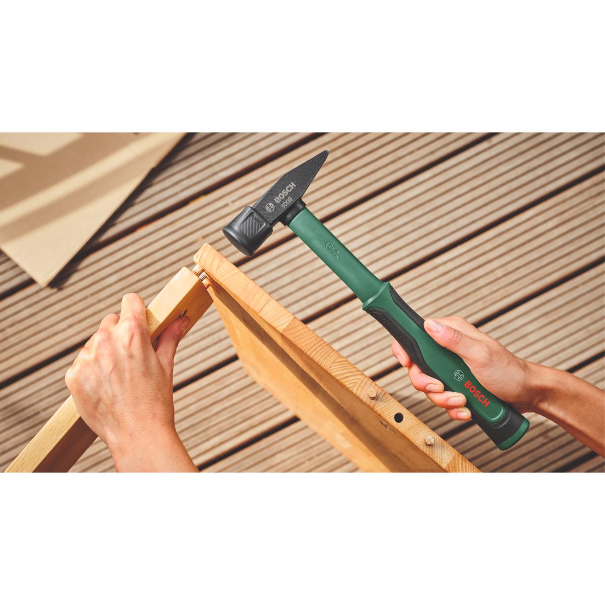 Bosch Schlosserhammer 300 g + weicher Stoßfänger, 2-teiliges Set