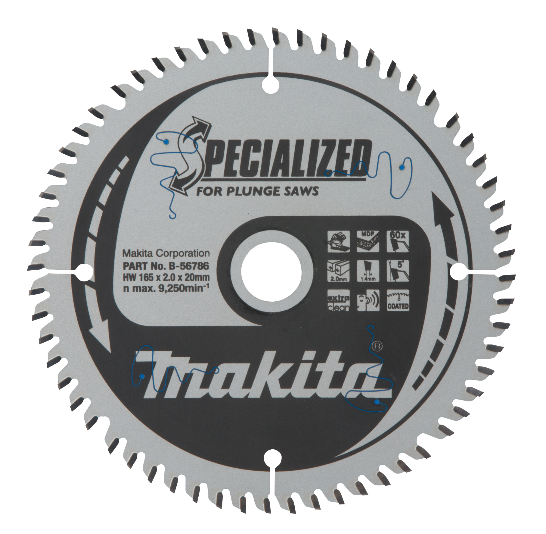 Makita SPECIALIZED Sägeb.165x20x60Z - B-56786