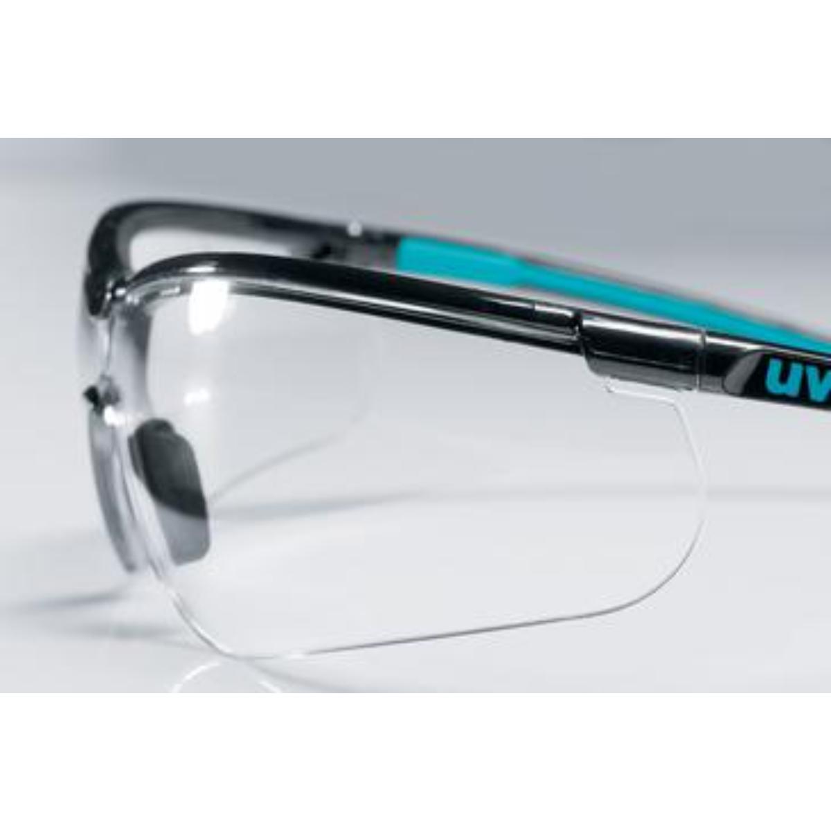 uvex Bügelbrille sportstyle schwarz, blau