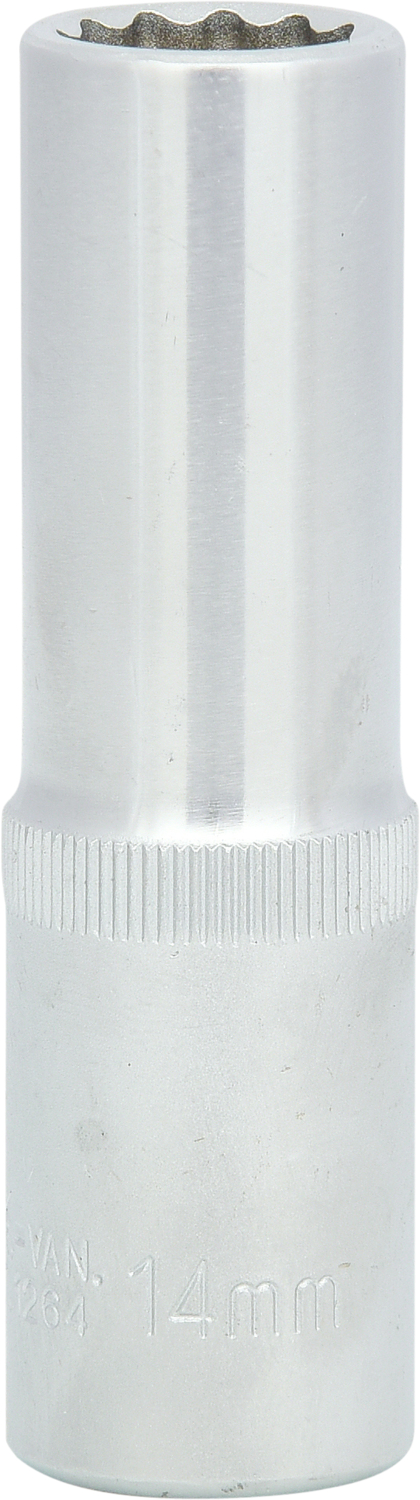 KS TOOLS 1/2" 12-kant-Stecknuss, lang