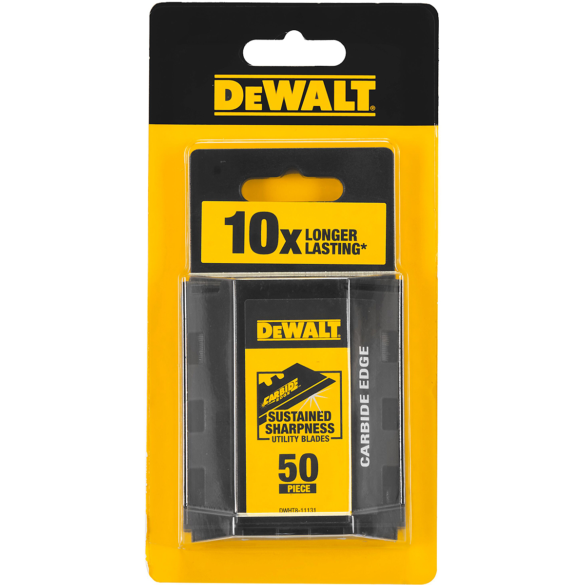 DEWALT Trapezklingen Wolframcarbid 50 Stück im Spender