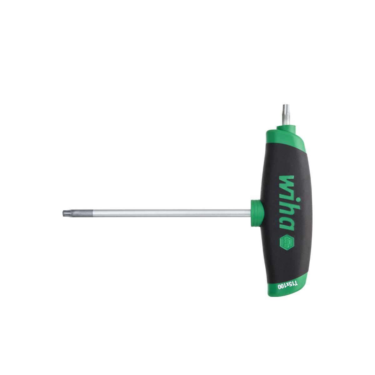 Wiha Stiftschlüssel mit Quergriff Set ComfortGrip TORX 6-teilges Set mit Seitenabtrieb, mattverchromt