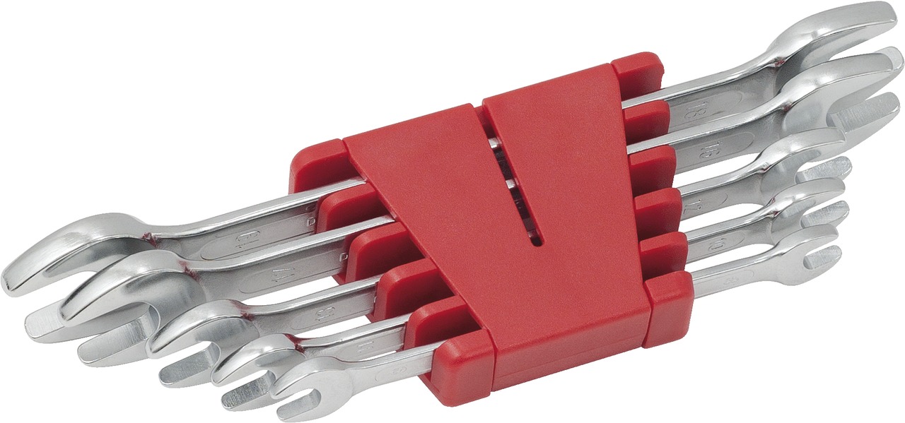 KS Tools Doppel-Maulschlüssel-Satz, 5-tlg 8-19mm