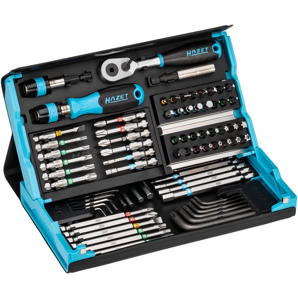 HAZET SmartCase Bit Satz Sechskant 6,3 (1/4 Zoll) 73-teilig
