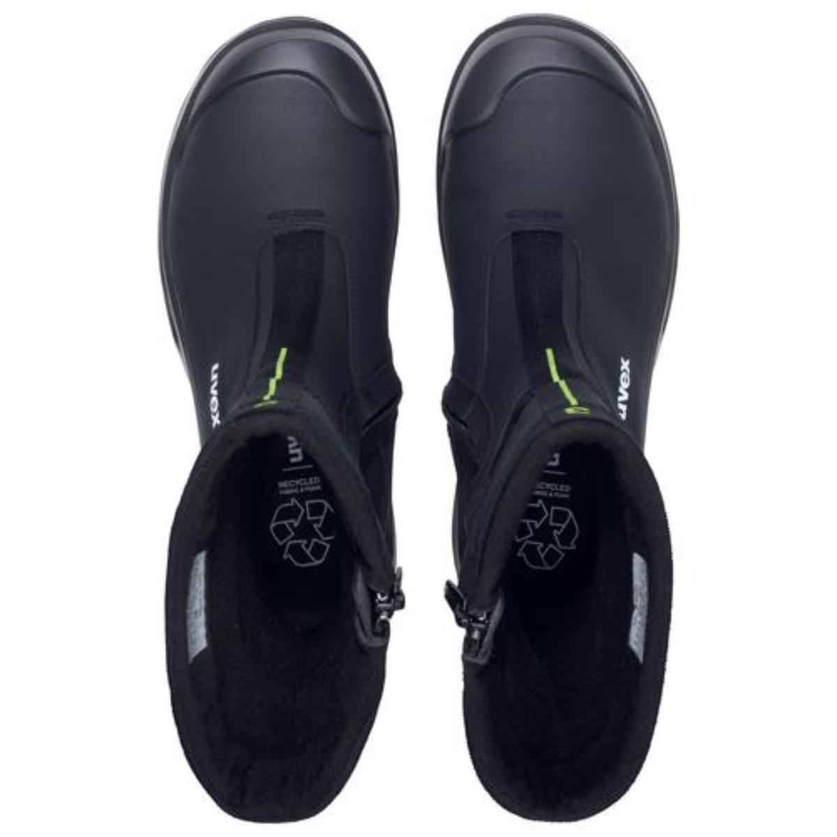 uvex 3 Sicherheitsschuh Reißverschlussstiefel S3L, schwarz