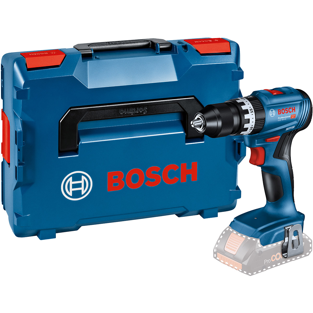 Bosch Akku-Schlagbohrschrauber GSB 18V-45 mit L-BOXX