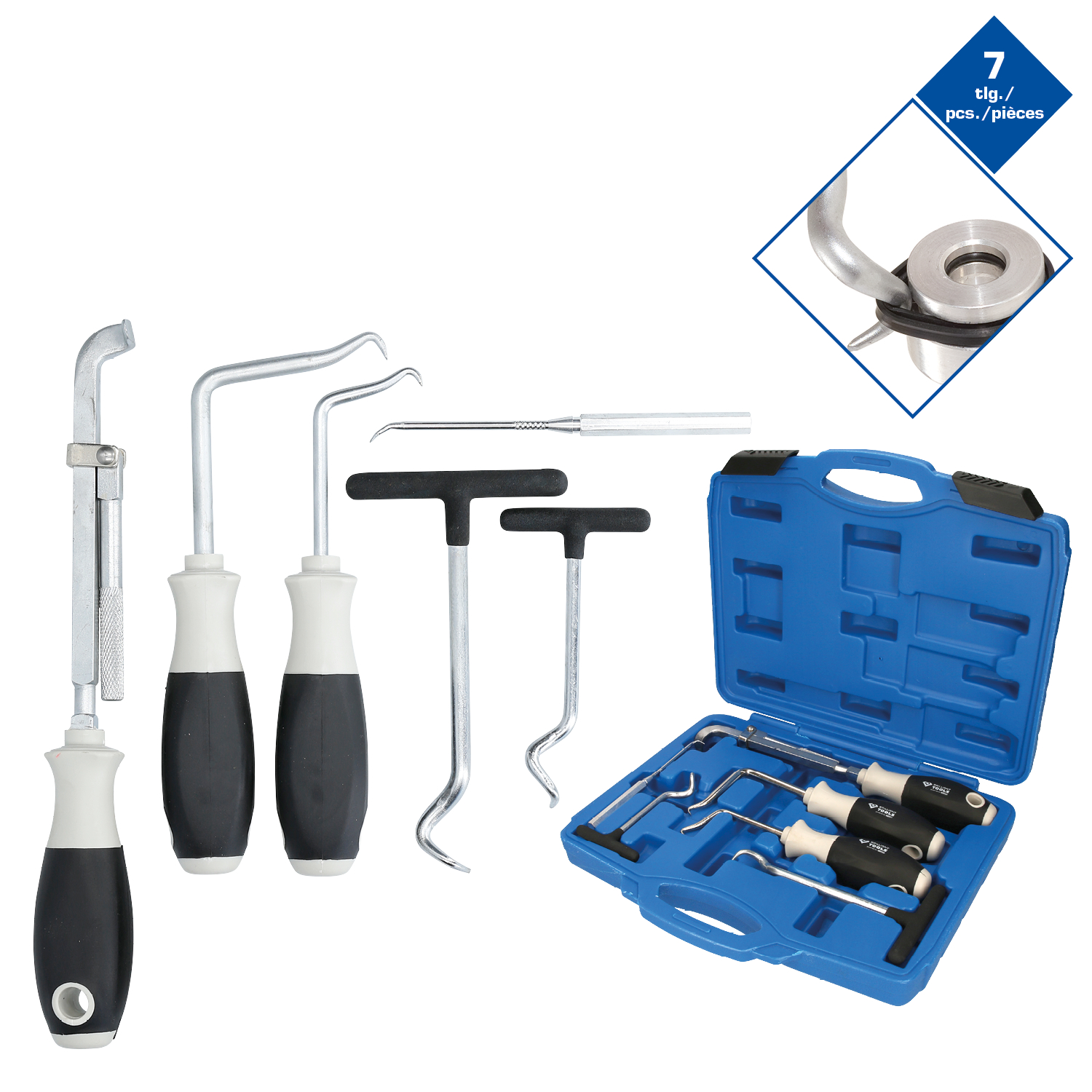 Brilliant Tools Haken-Werkzeug-Satz, 7-tlg - BT542060