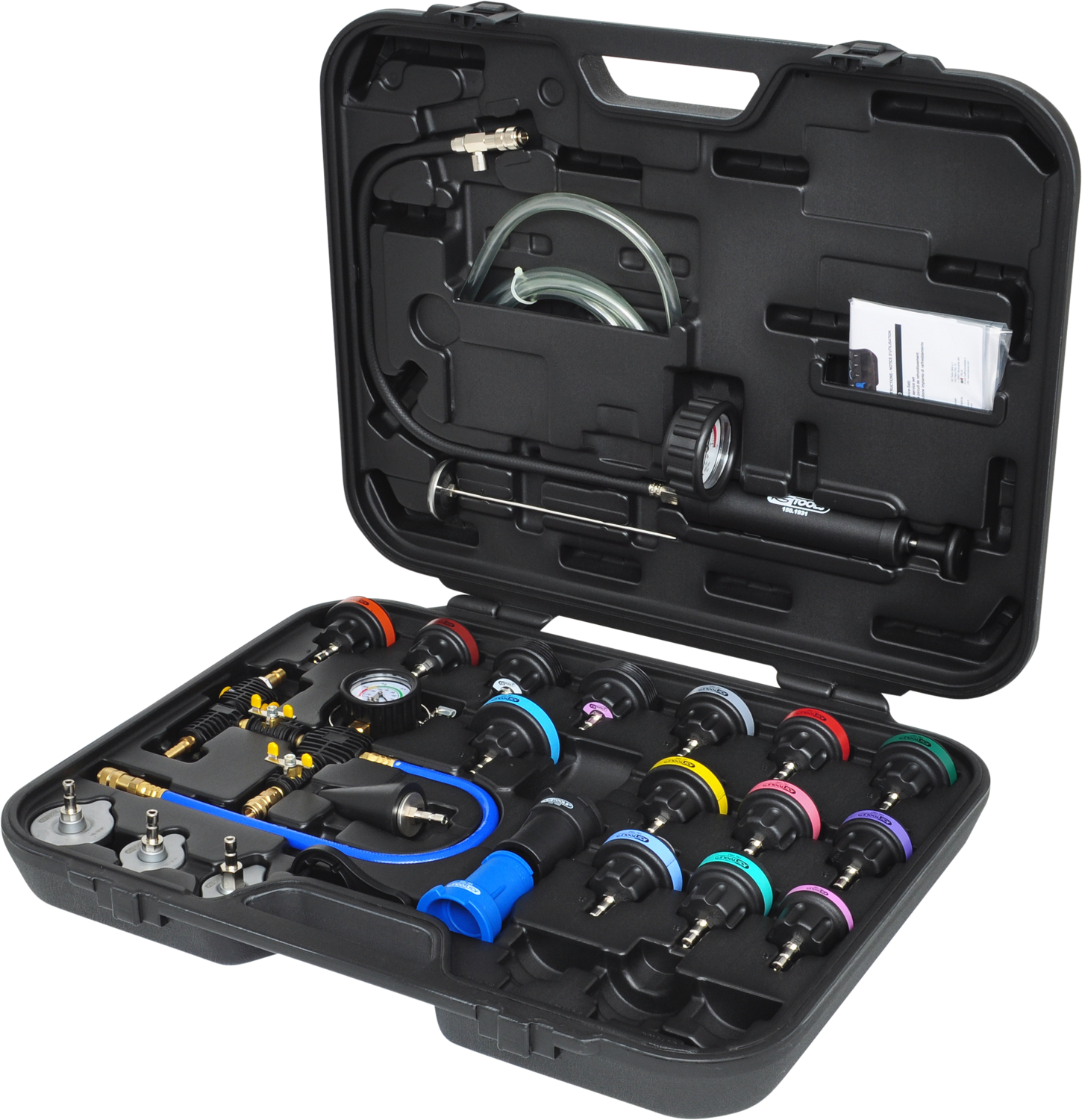 KS Tools MASTER Kühlsystem-Diagnose-Service-Satz, 25-tlg