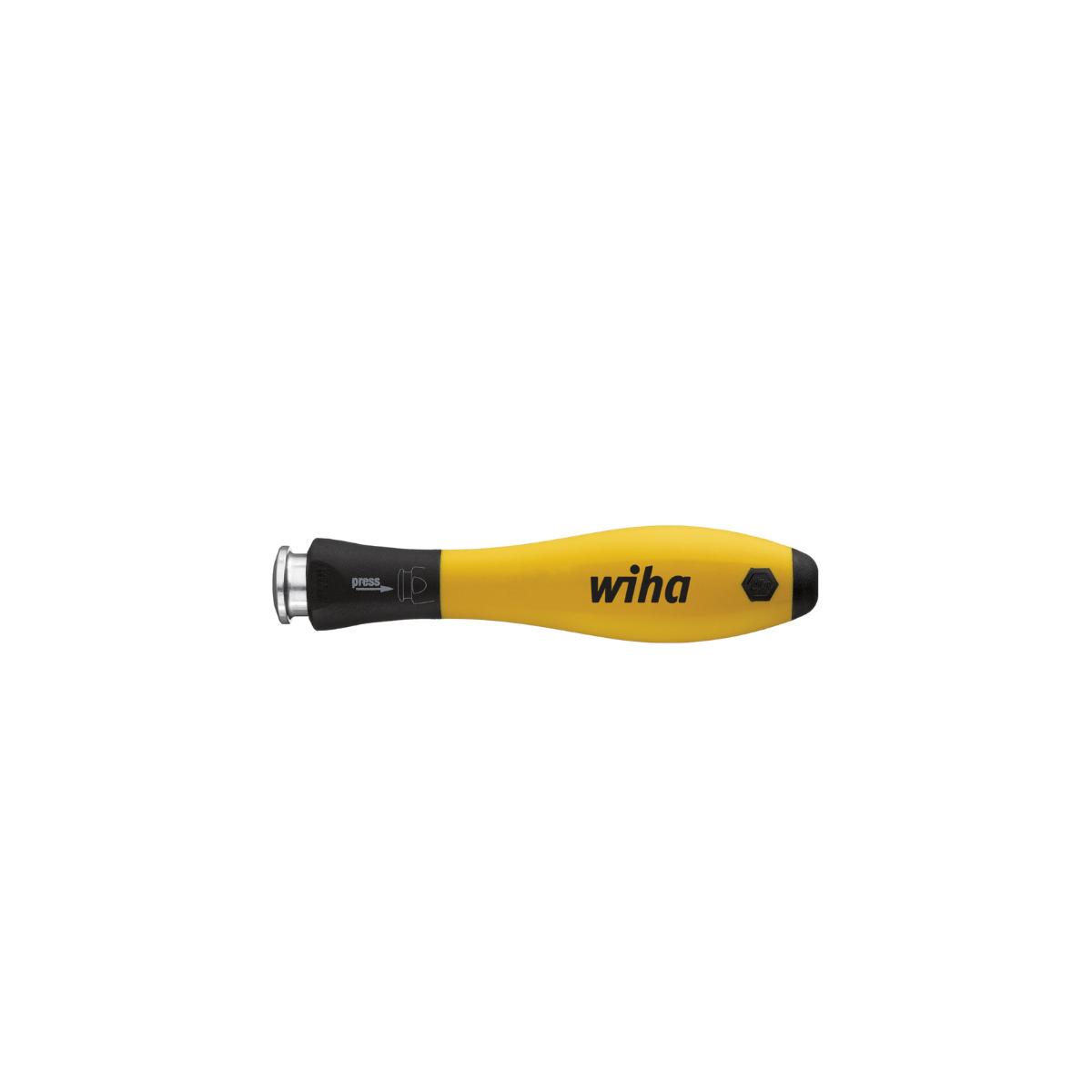 Wiha Schraubendrehergriff SoftFinish -telescopic ESD für SYSTEM 4 Wechselklinge