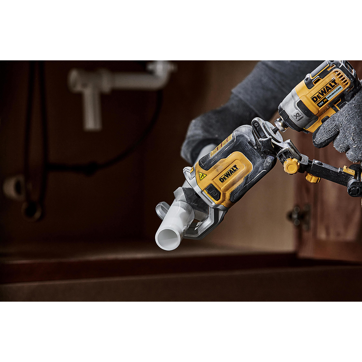 DEWALT Rohrschneidervorsatz PE-Rohre 50mm