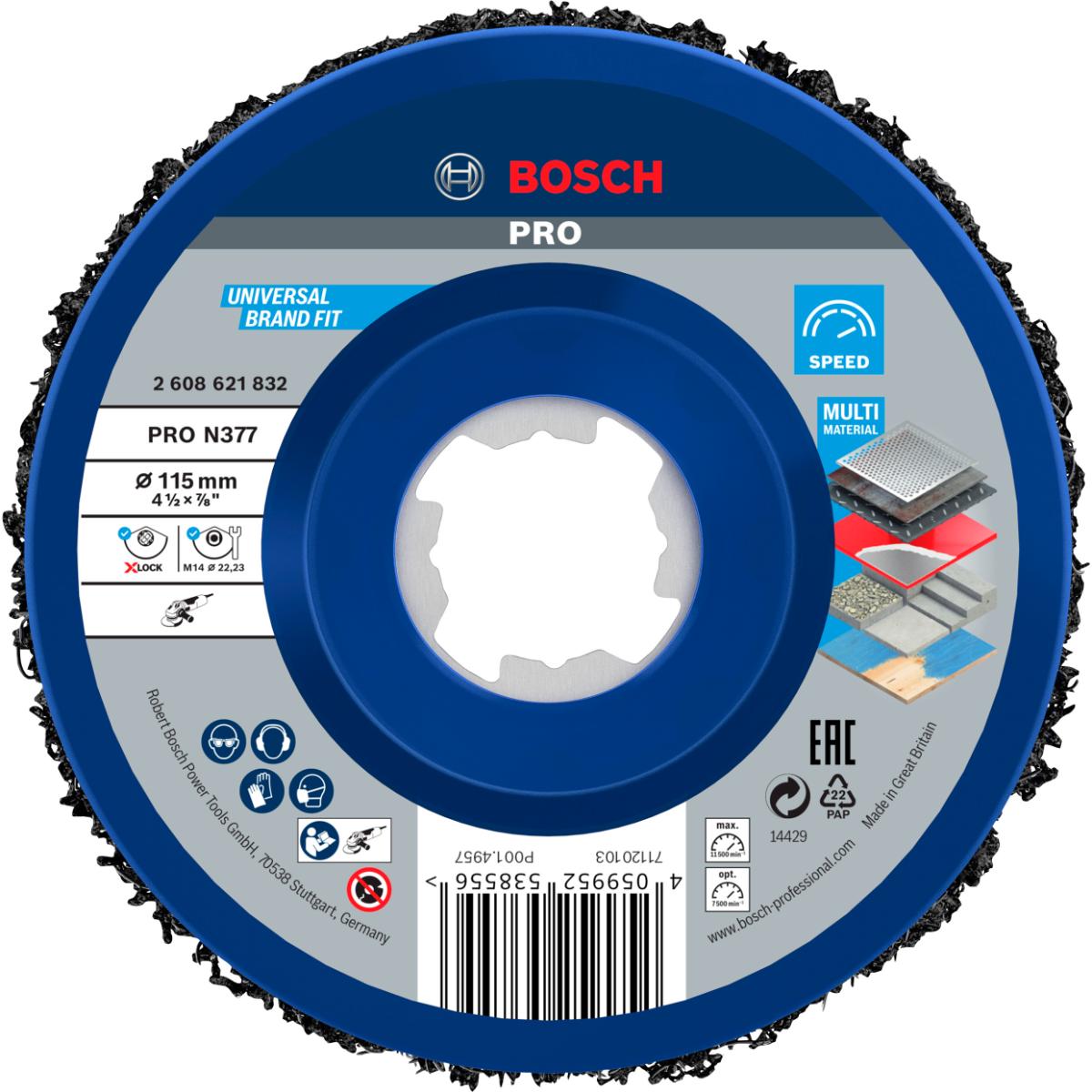 Bosch PRO X-LOCK N377 Reinigungssch. Metall, X-LOCK, SiC