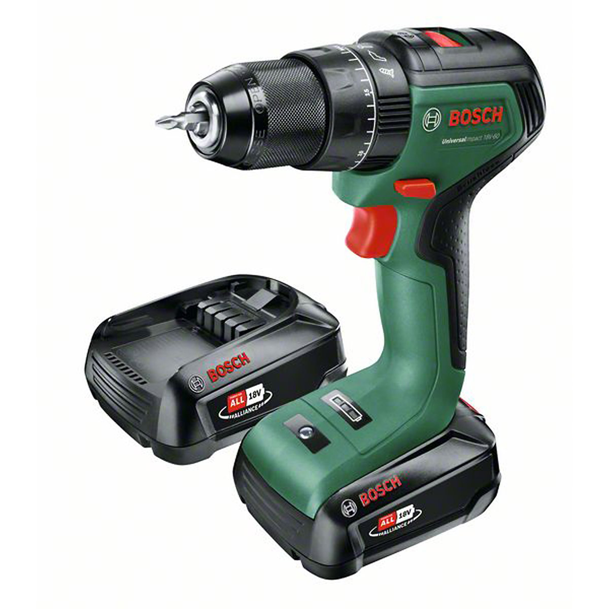 Bosch Akku-Zweigang-Schlagbohrschrauber UniversalImpact 18V-60