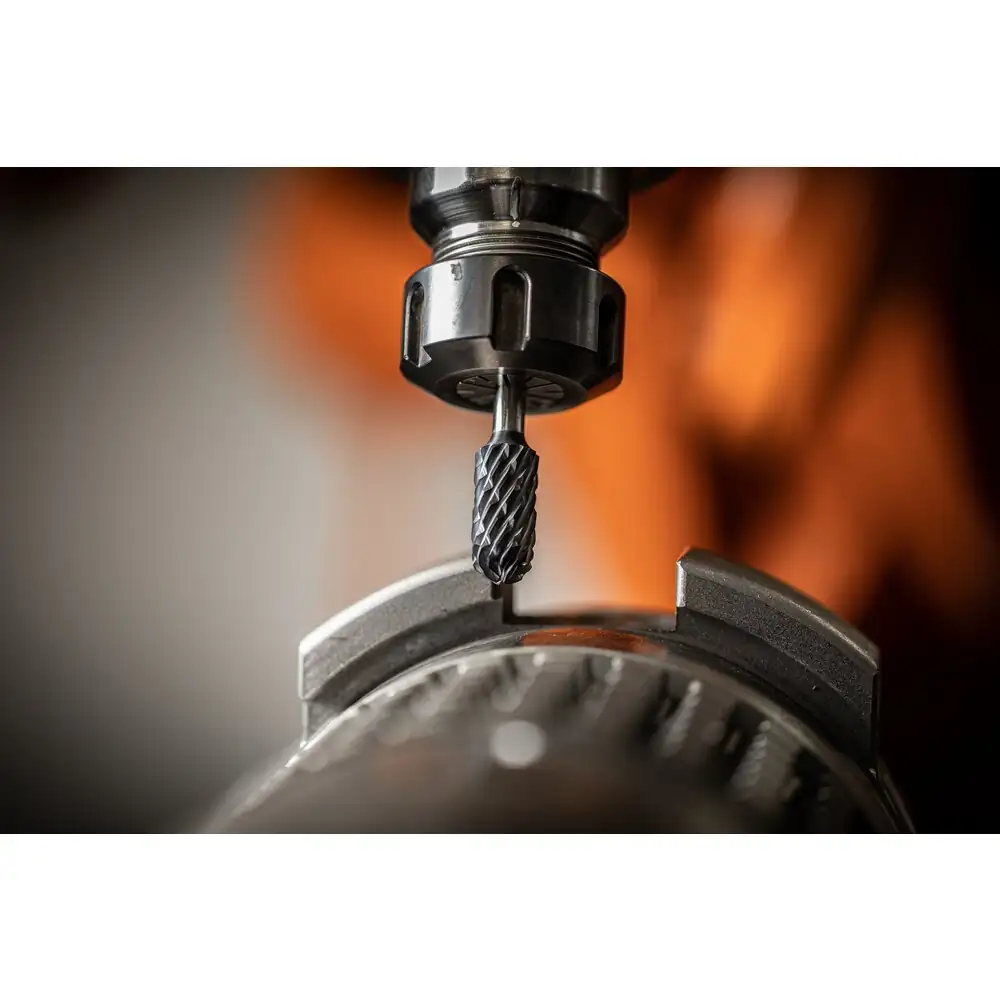 PFERD TOOLS Hartmetall Hochleistungsfrässtift STEEL Walzenrund WRC HICOAT Stahl