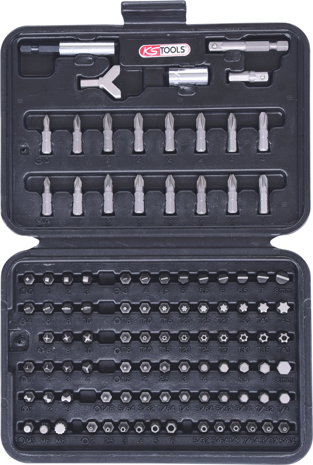 KS Tools 1/4" Bit-Satz, 100-tlg