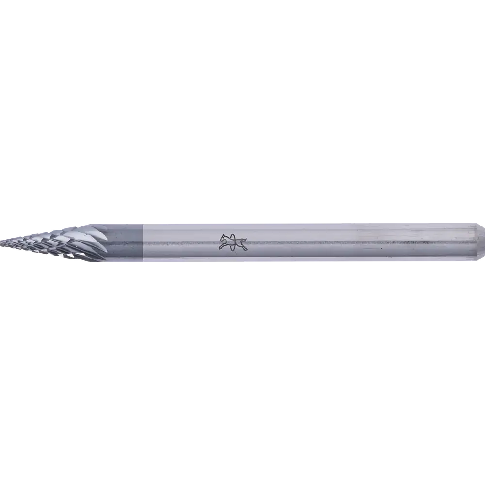 PFERD TOOLS Hartmetall Hochleistungsfrässtift Spitzkegel SKM Ø 03x07mm Schaft-Ø 3mm Z3P HICOAT beschichtet für die Feinbearbeitung