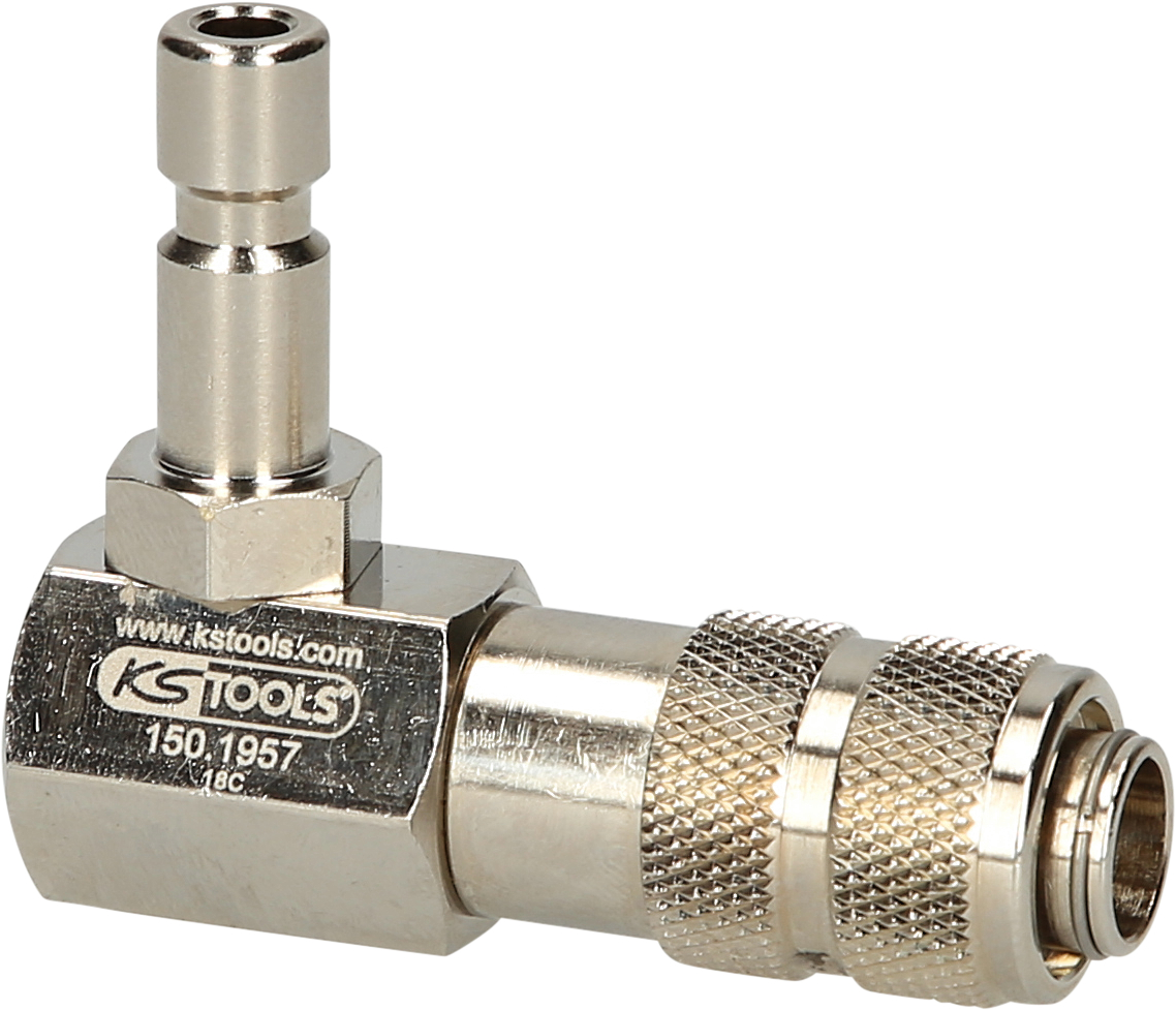 KS Tools Kühlsystem-Bajonettadapter, 90° abgewinkelt