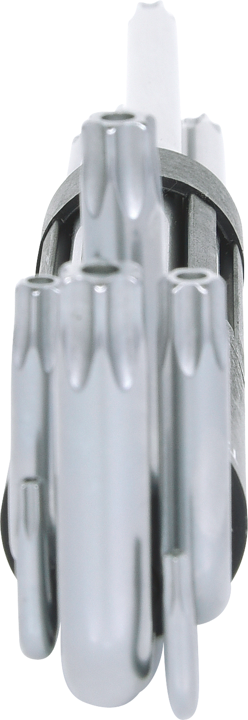 KS Tools 3 in 1 Torx-Winkelstiftschlüssel-Satz mit Bohrung,8-tlg XL
