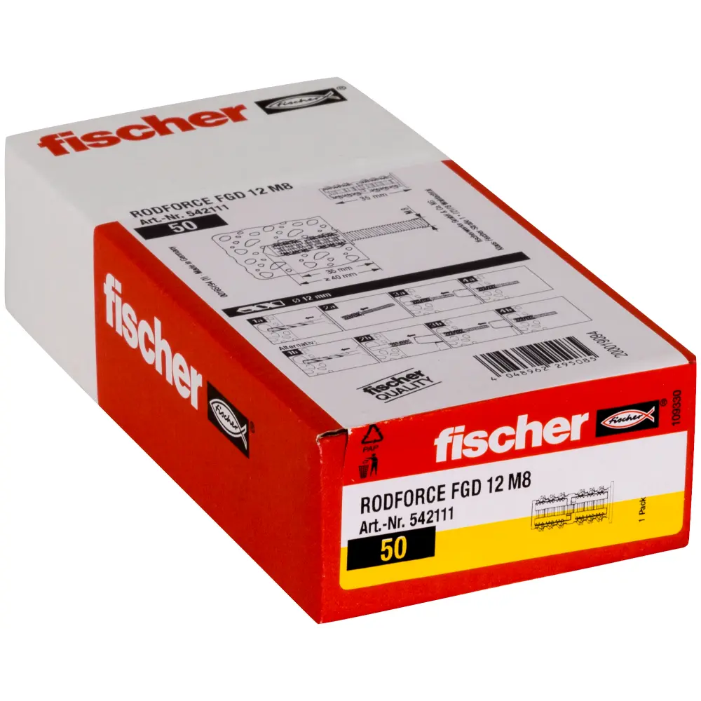 Fischer Gewindestangendübel Rodforce FGD 12 M8