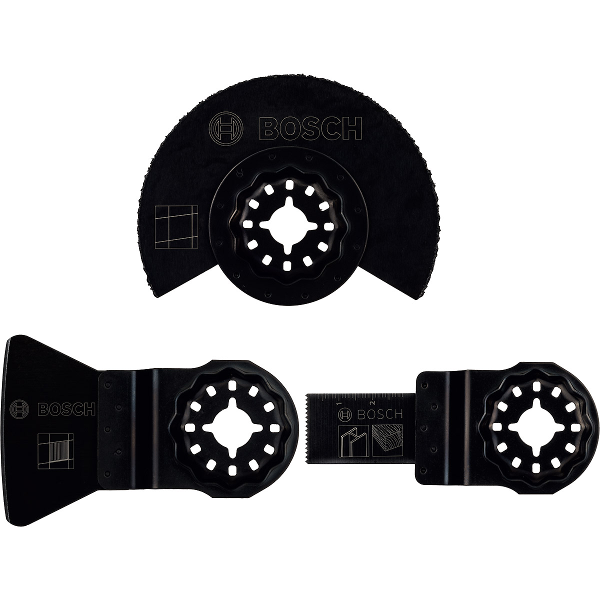 Bosch Starlock Starter-Set Fließen, 3-teilig, für Multifunktionsgeräte