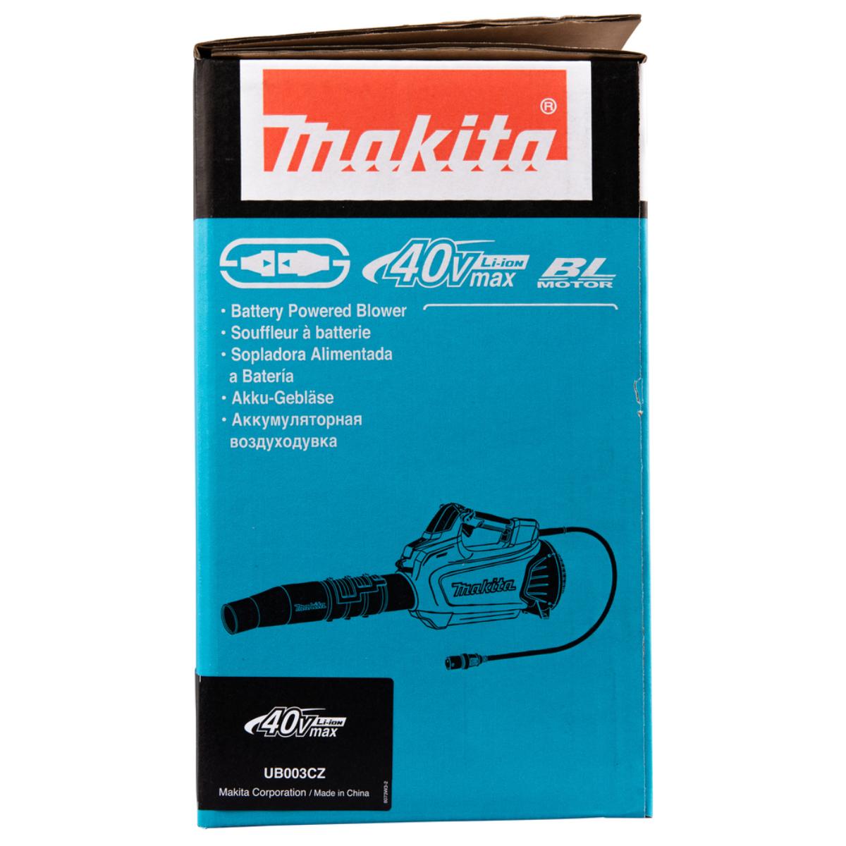 Makita Akku-Gebläse PDC-Connector - 0-17,6 m³/min - 0-86 m/s - UB003CZ