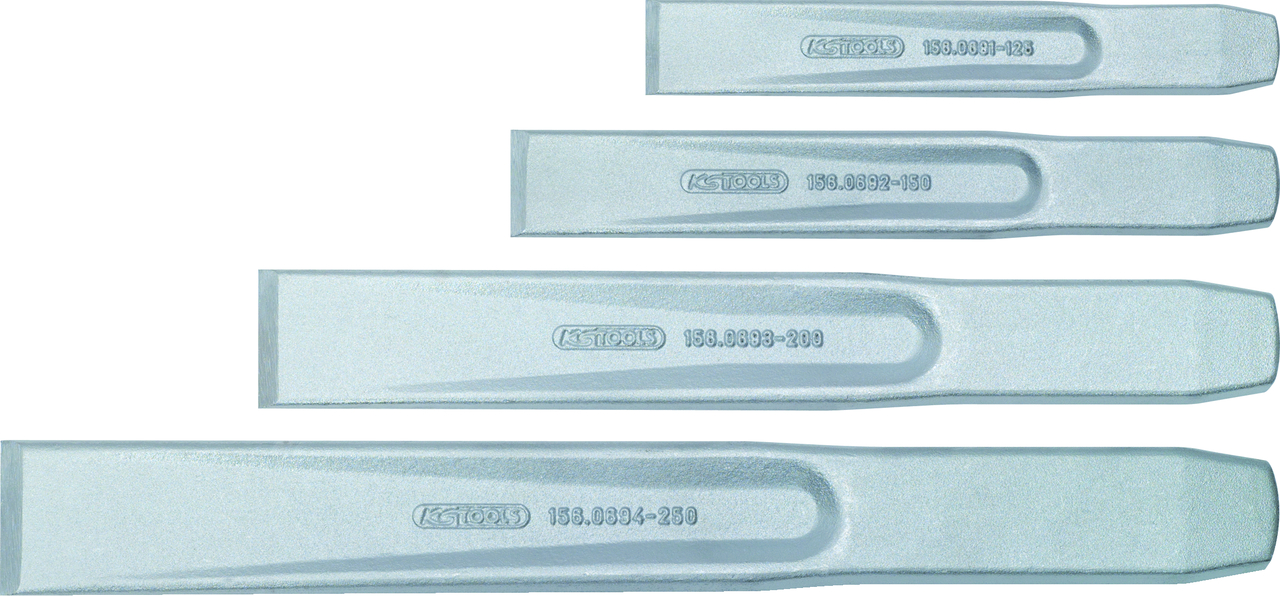 KS Tools Flachmeißelsatz, 4-tlg