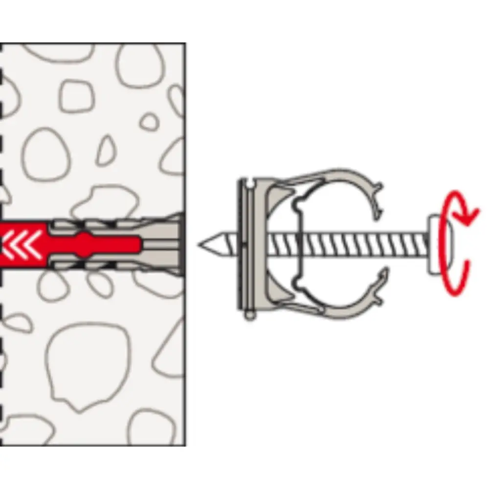 Fischer Verschlussclip SCN 16