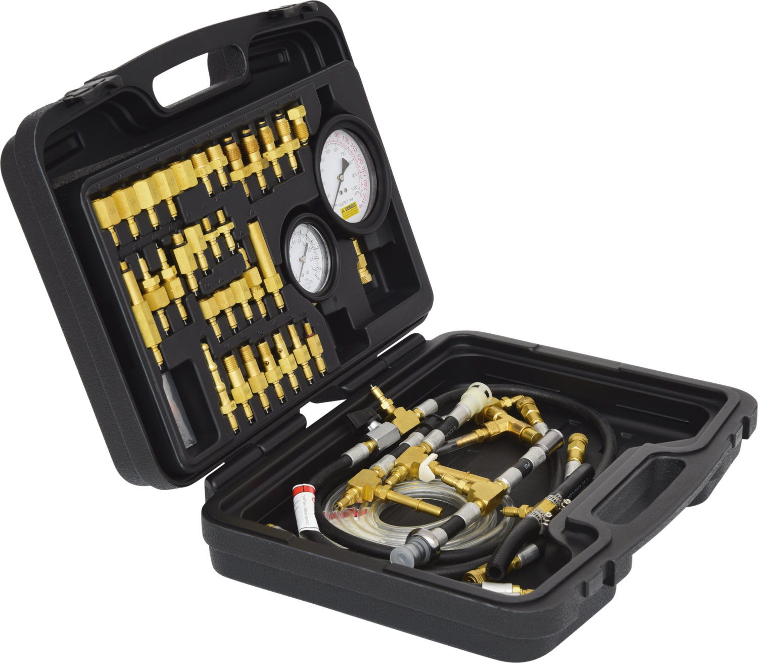 KS Tools Master Kraftstoff-Einspritzsystem-Druckprüfgerät-Satz für Ottomotoren, 42-tlg