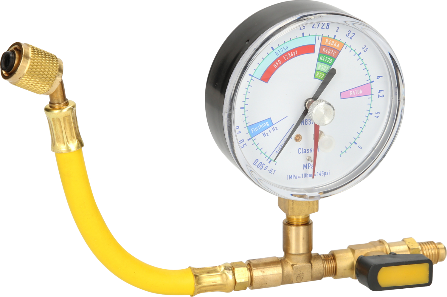 KS Tools Manometer mit Abschaltventil